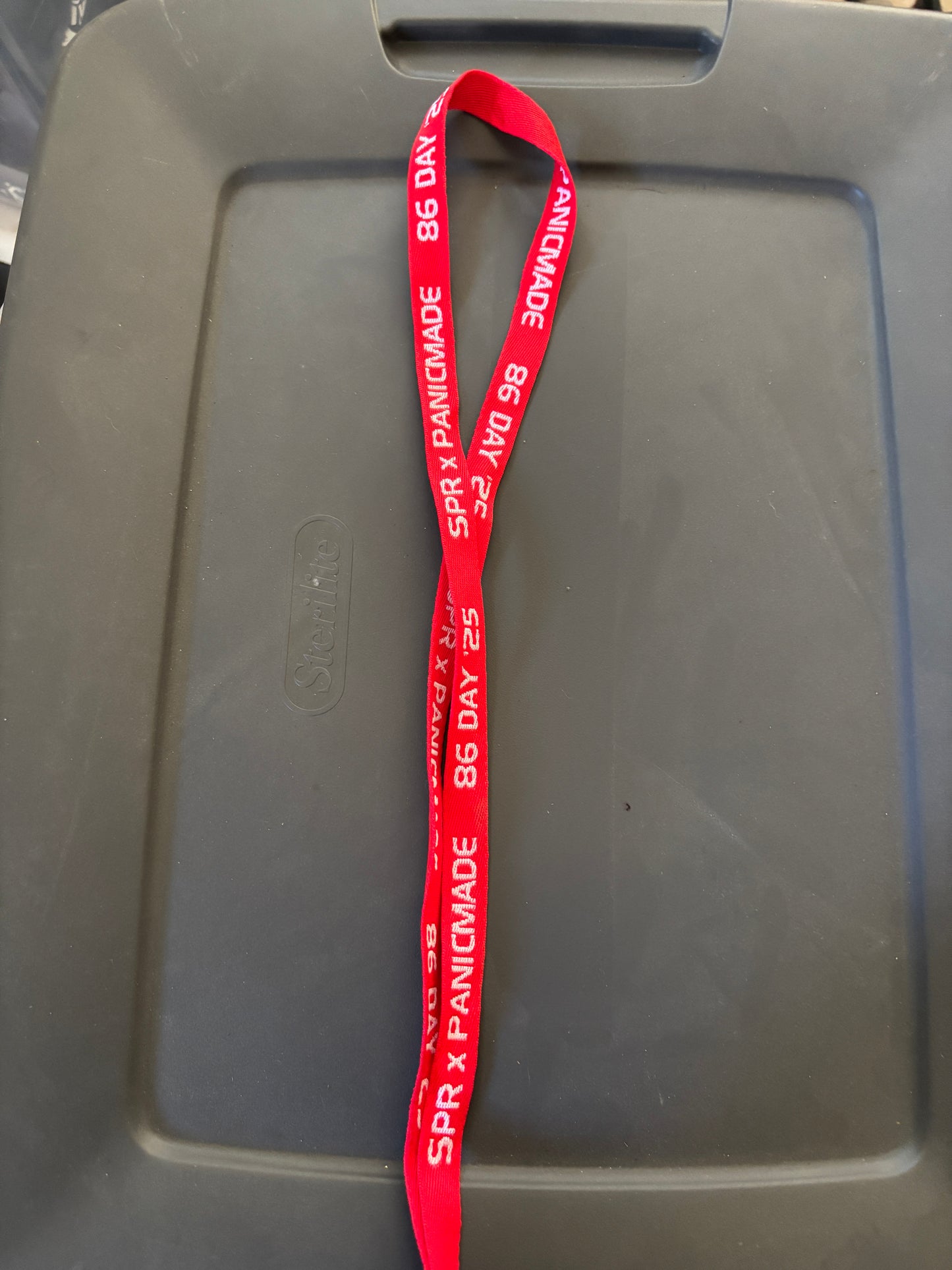 Panic 8/6 day lanyard!