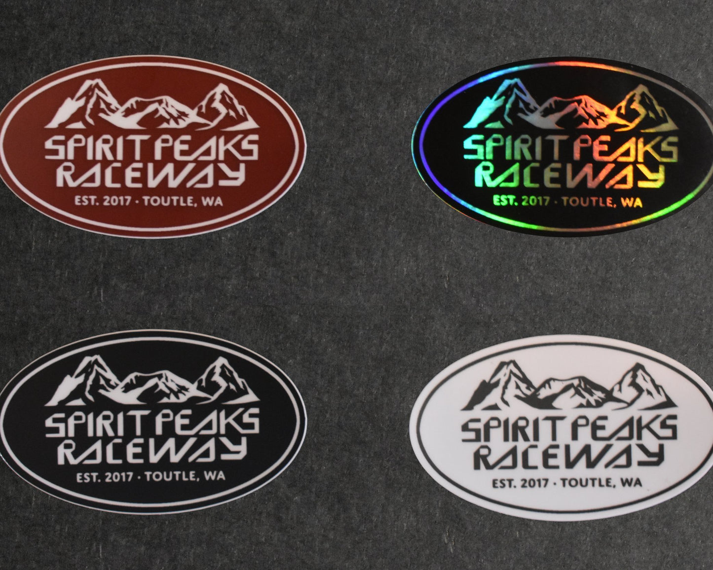 Oval Stickers – Spirit Peaks Raceway