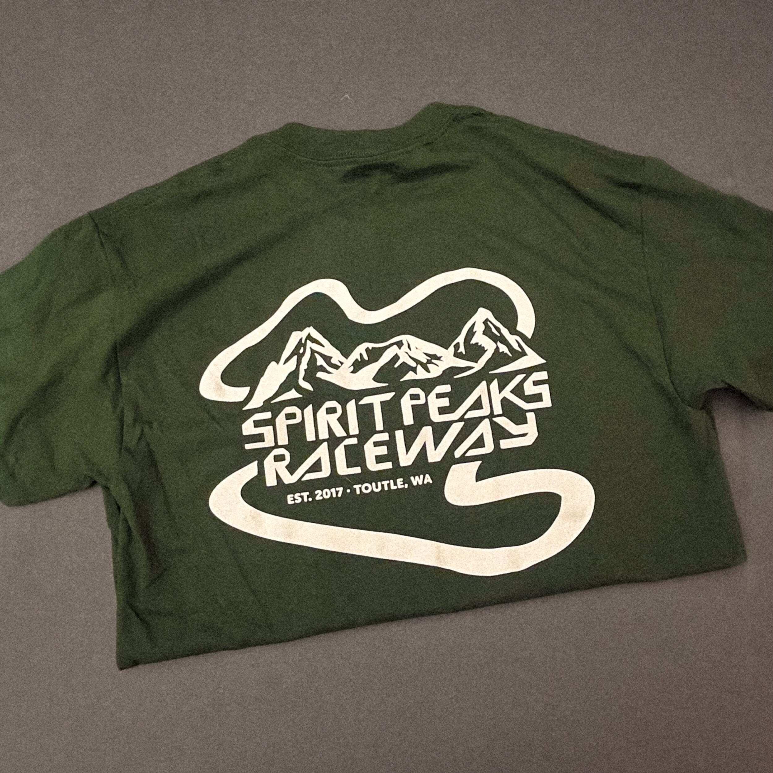 Dark green t shirt online